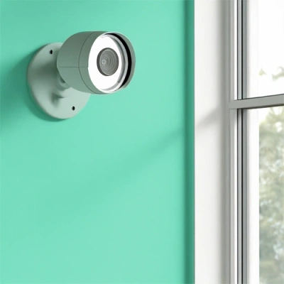 Cincinnati vivint camera facing a window